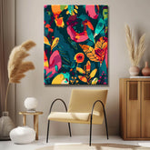 Painting by numbers colored picture with gold